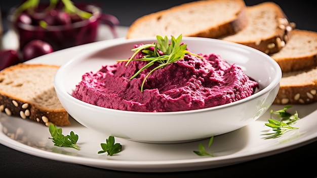 Beetroot Spread with Bread