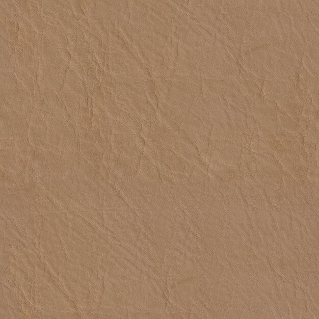 Beige leather texture close up Seamless square background tile ready High resolution photo