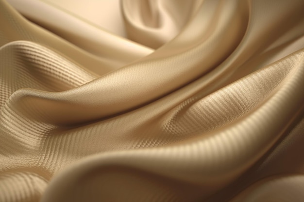 A beige silk fabric with a pattern of stripes.