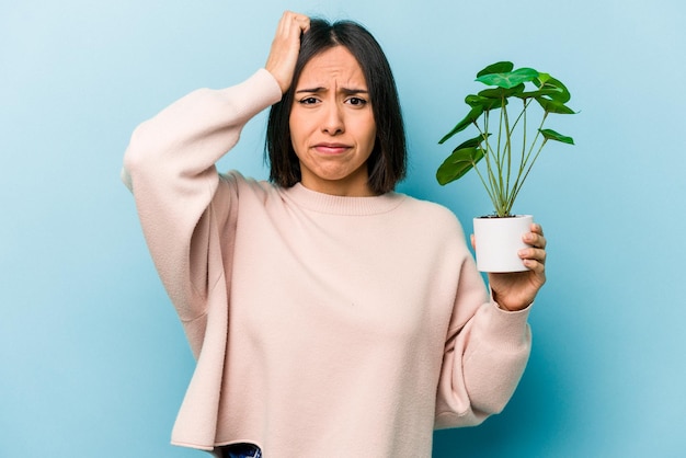 Photo being shocked she has remembered important meeting