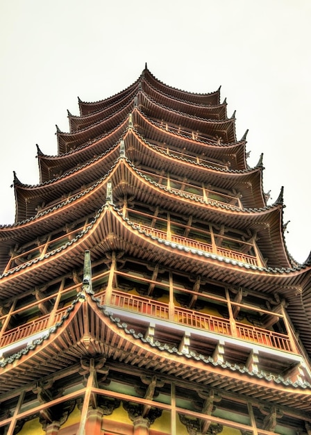 The Beisi Pagoda at Bao'en Temple in Suzhou Jiangsu Province China