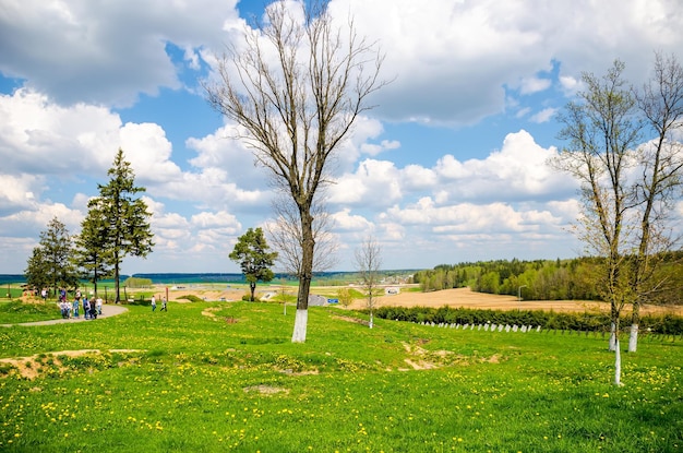 BELARUS MINSK. In the historical and cultural center Stalin's Line. Victory Day on May 09