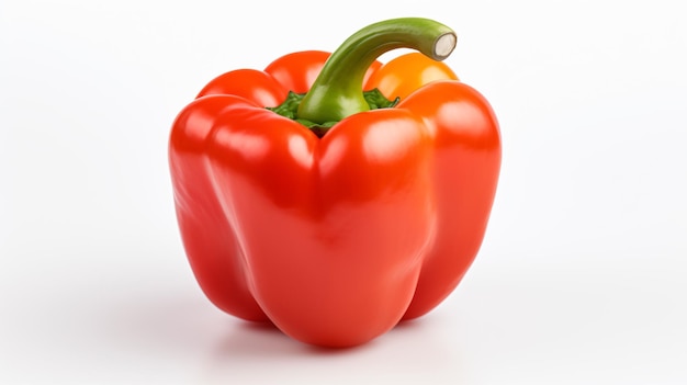 Bell pepper isolated on white background