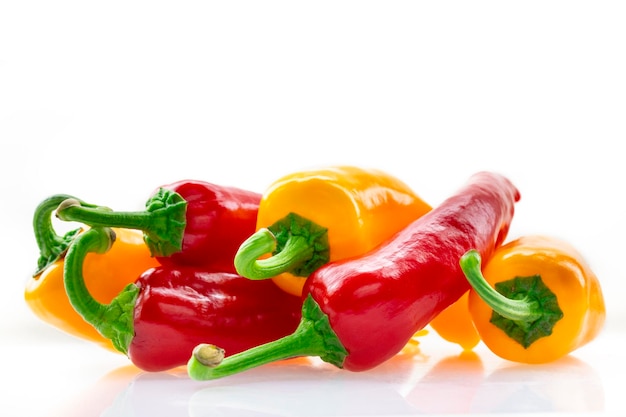 Bell peppers fruit peppers colored peppers red bell peppers yellow bell peppers fresh