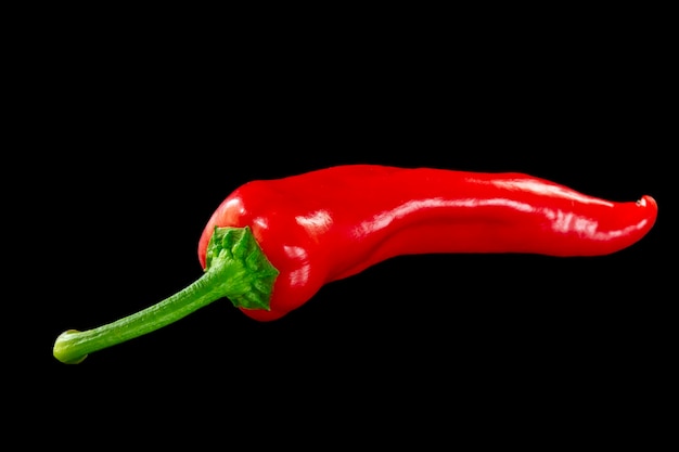 Bell peppers fruit peppers colorful peppers red bell peppers fresh black background