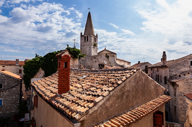 Bell tower of  church of Visitation of Blessed Virgin Mary to St. Elizabeth in Valle, Bale