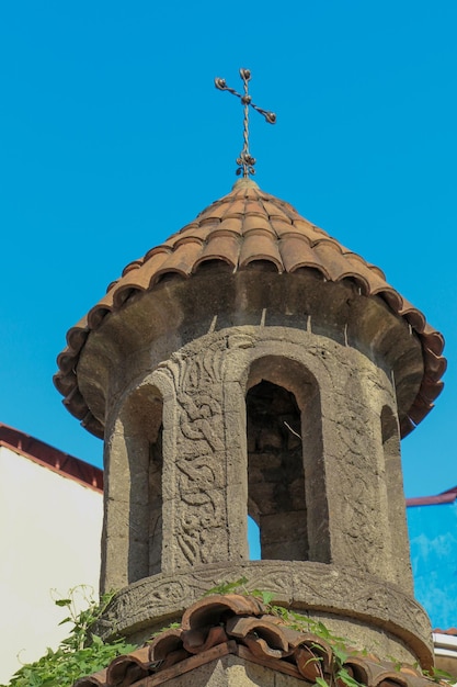 Bell tower of old church in Batumi Georgia