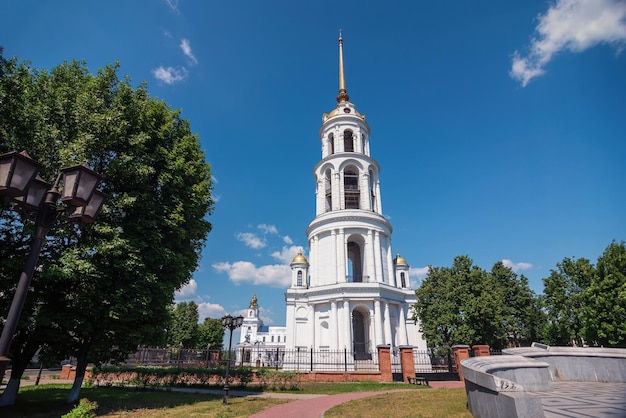 Bell tower of the Resurrection Cathedral in Shuya