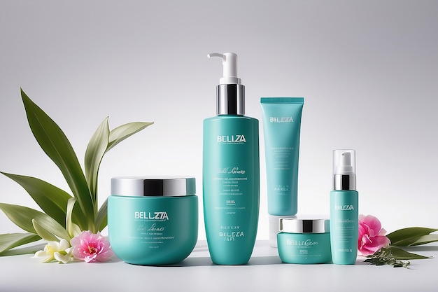 Belleza label skin care health cosmetics