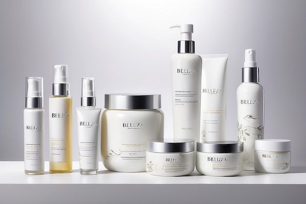 Belleza label skin care health cosmetics