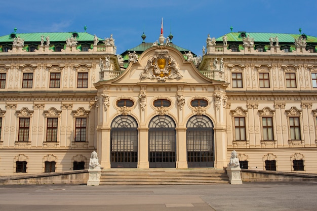 The Belvedere castle, historic building complex, Vienna