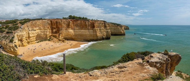 Benagil village on the Algarve region