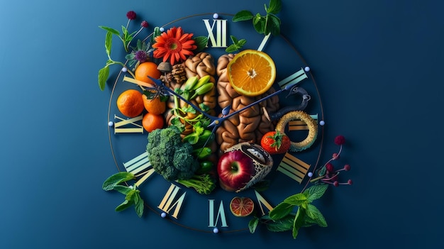 Photo the benefits of intermittent fasting for brain health improved memory and concentration visual