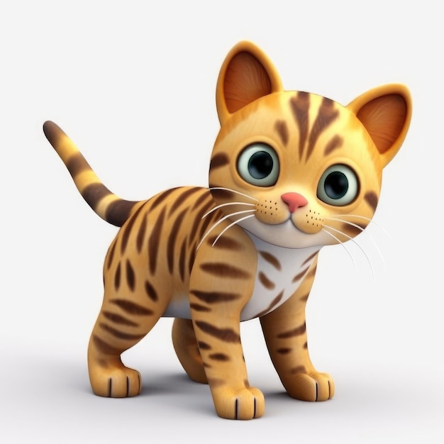 Bengal Cat cartoon character