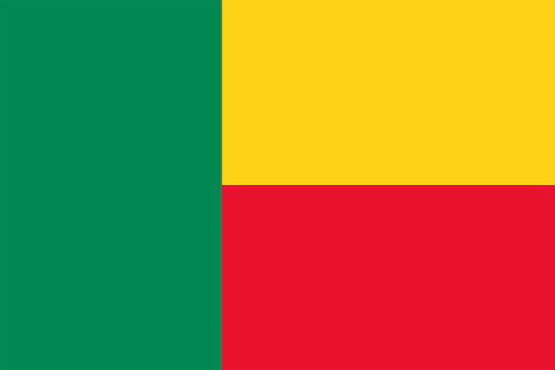 Benin flag background Illustration Texture