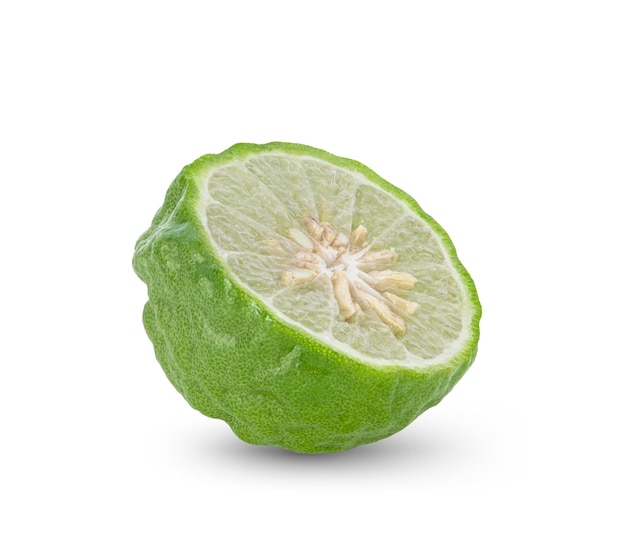 Bergamot fruit isolated on white background