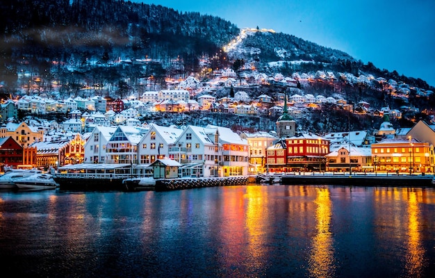 Bergen city in Norway