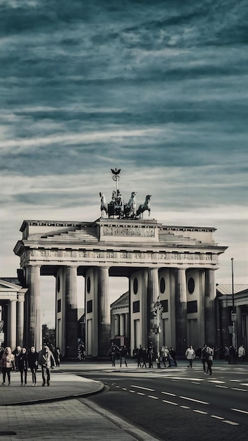 Photo berlin brandenburg gate brandenburger tor