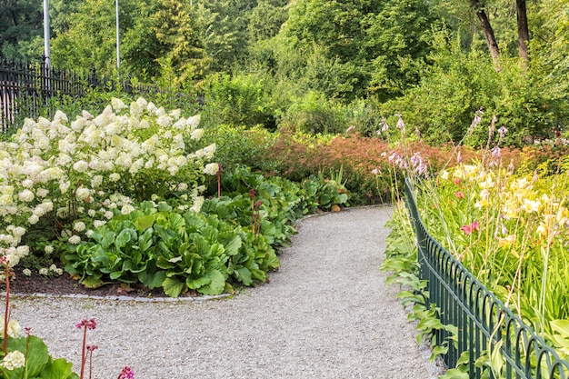 Bernardine Gardens park in the center of Vilnius