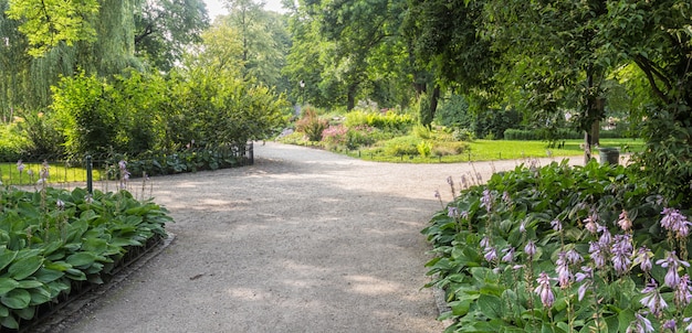 Bernardine Gardens park in the center of Vilnius