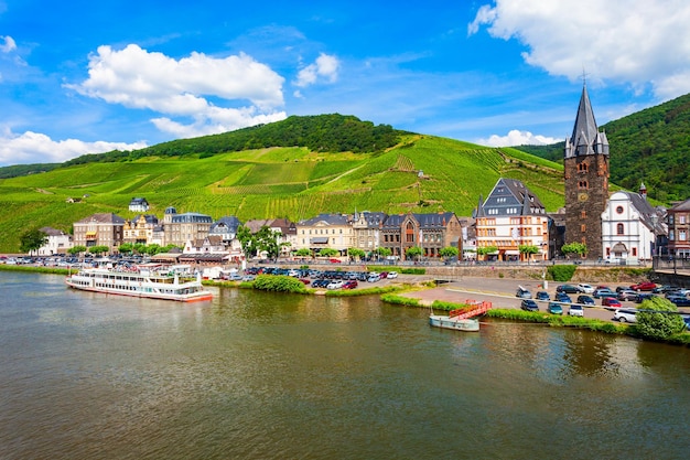 Bernkastel Kues aerial view Germany