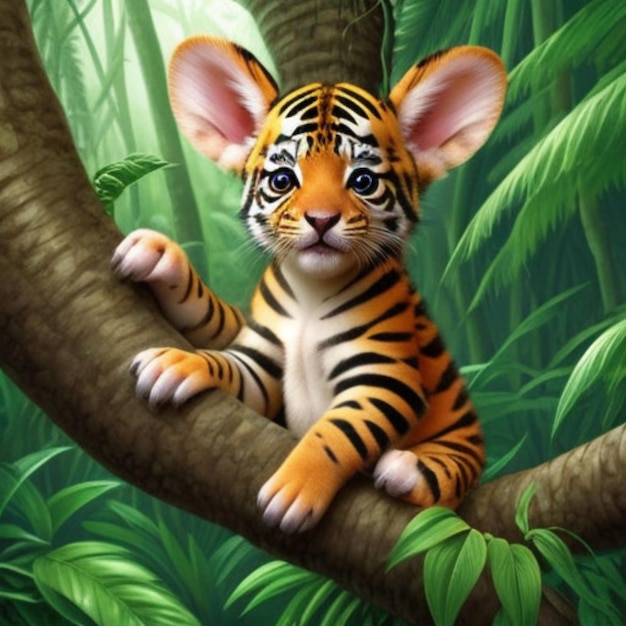 Best 3d tiger high quality image