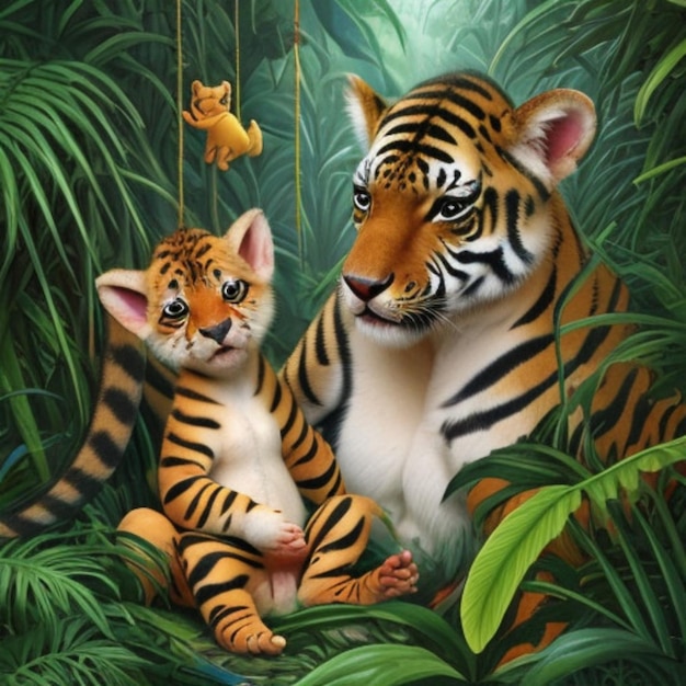 Best 3d tiger high quality image