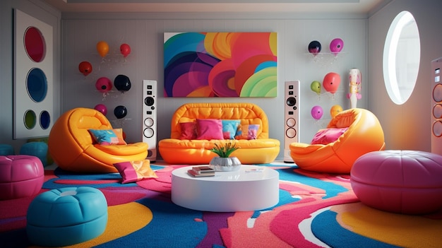 Best Colorful Room Design