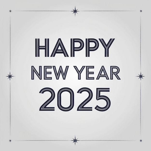 Photo best design for happy new year 2025