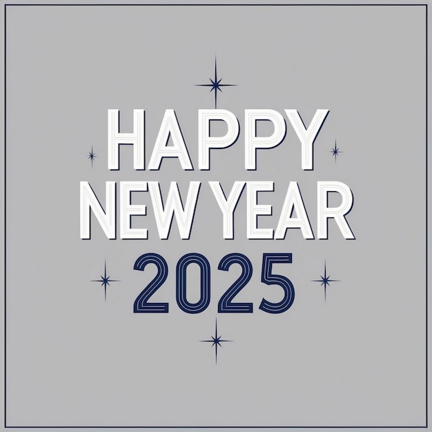 Photo best design for happy new year 2025