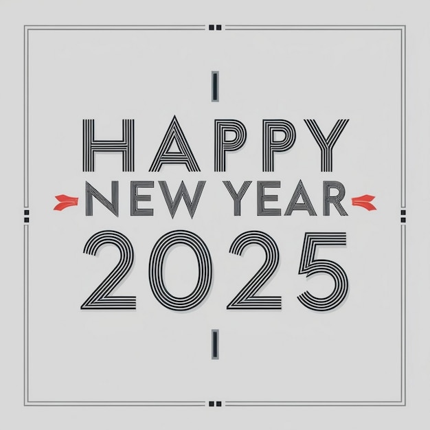 Photo best design for happy new year 2025