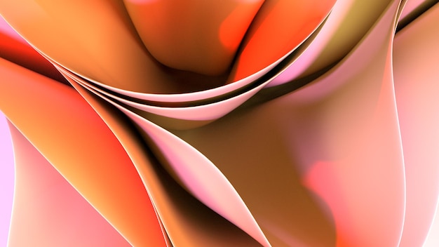 best desktop wallpaper waves win 11 style peach colours