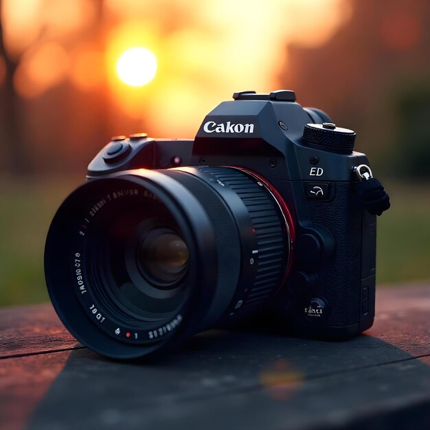 Photo best dslr camera with a lens