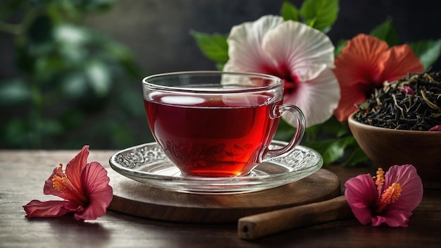 Best Selling Haute Hibiscus Best Selling Style Tea Stock Photography