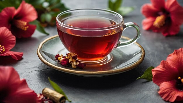 Best Selling Haute Hibiscus Best Selling Style Tea Stock Photography