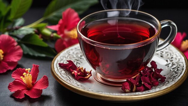 Best Selling Haute Hibiscus Best Selling Style Tea Stock Photography