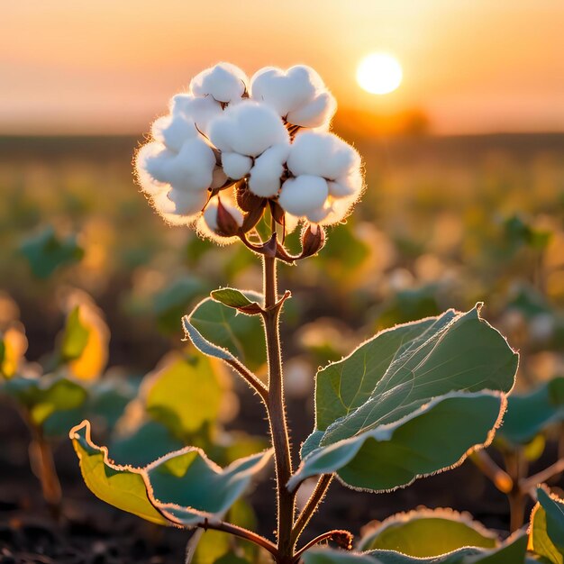 Photo best time to inspect the cotton plant roots