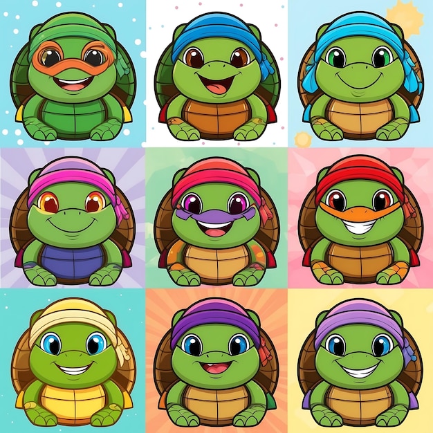 Photo best turtle cartoon character images