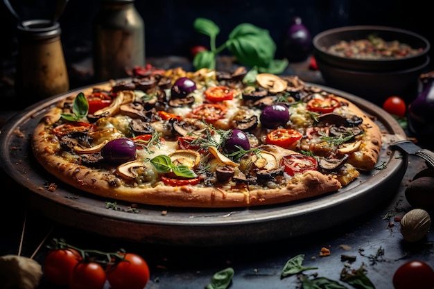 Best vegan pizza vegan recipe food photography