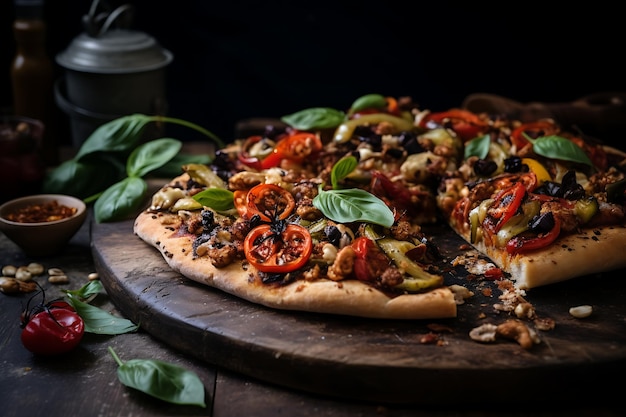 Best vegan pizza vegan recipe food photography