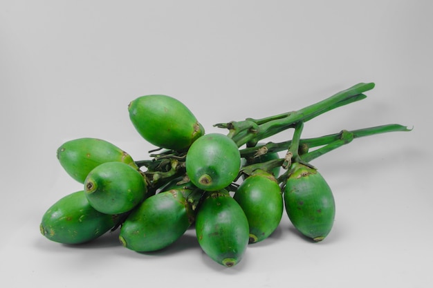 Betel nuts isolated on white 