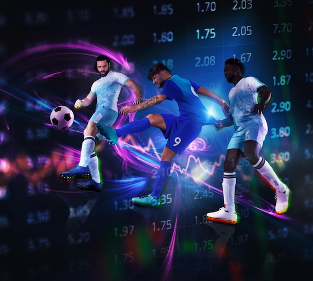 Betting odds on football matches and footballer on line