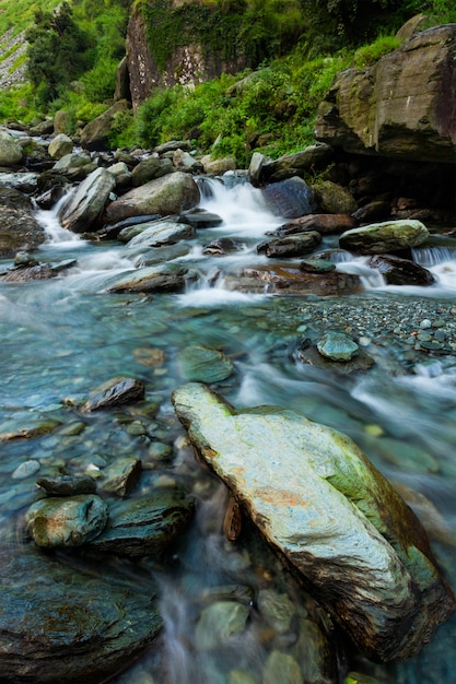 Bhagsu waterfall. Bhagsu, Himachal Pradesh, India