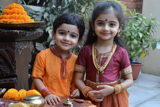 Photo bhai dooj festival sibling traditions and joyful moments