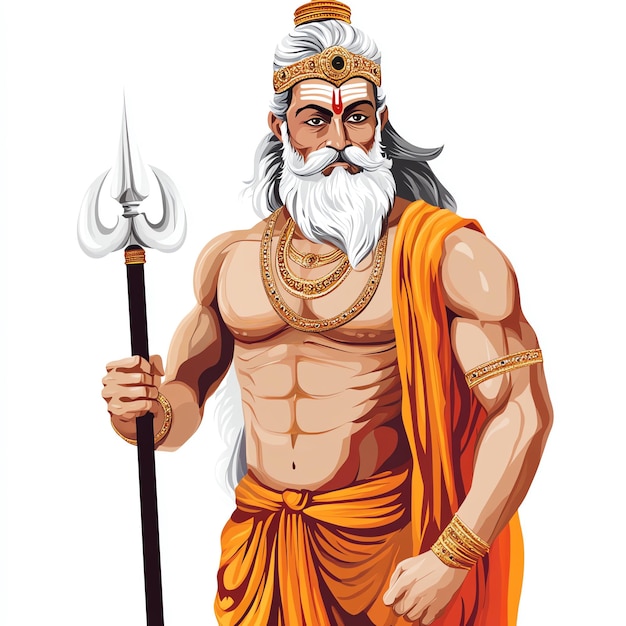 Bhishma indian illustration