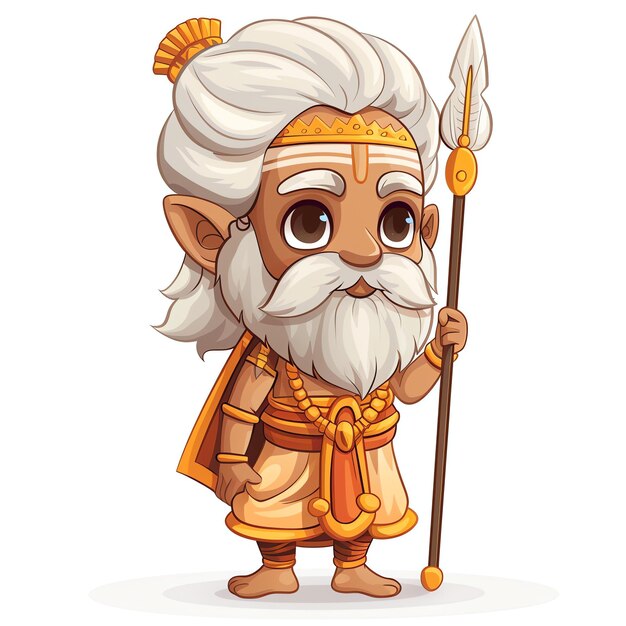 Bhishma indian illustration