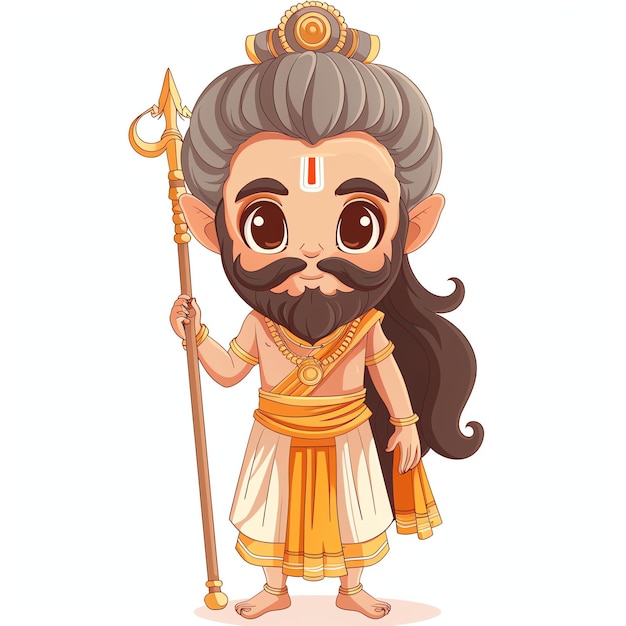 Bhishma indian illustration