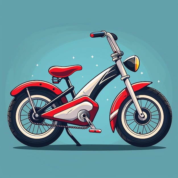 bicycle icon cartoon vector