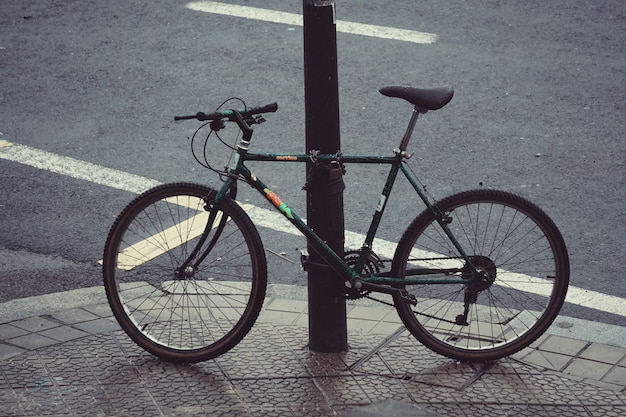 bicycle in the street          