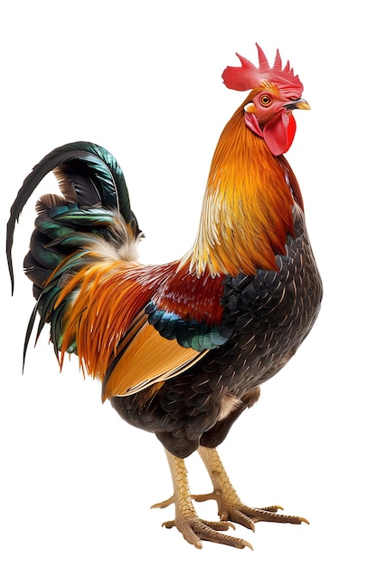 big beautiful adult rooster